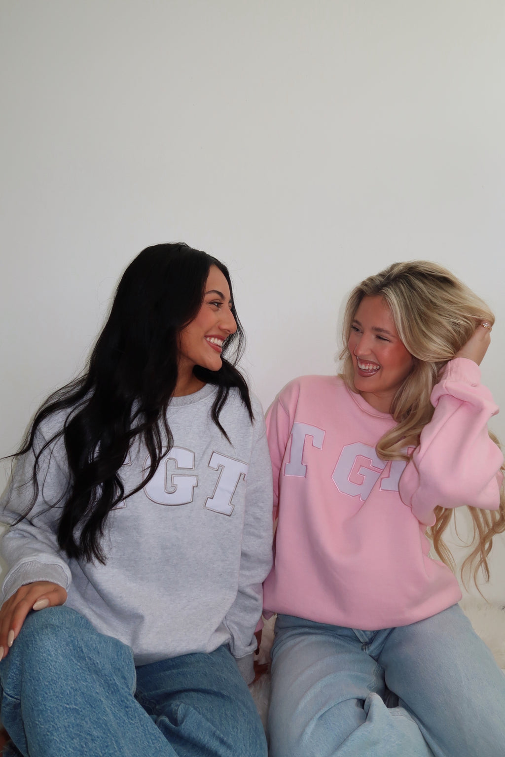 TGT Crewneck- Gray & White