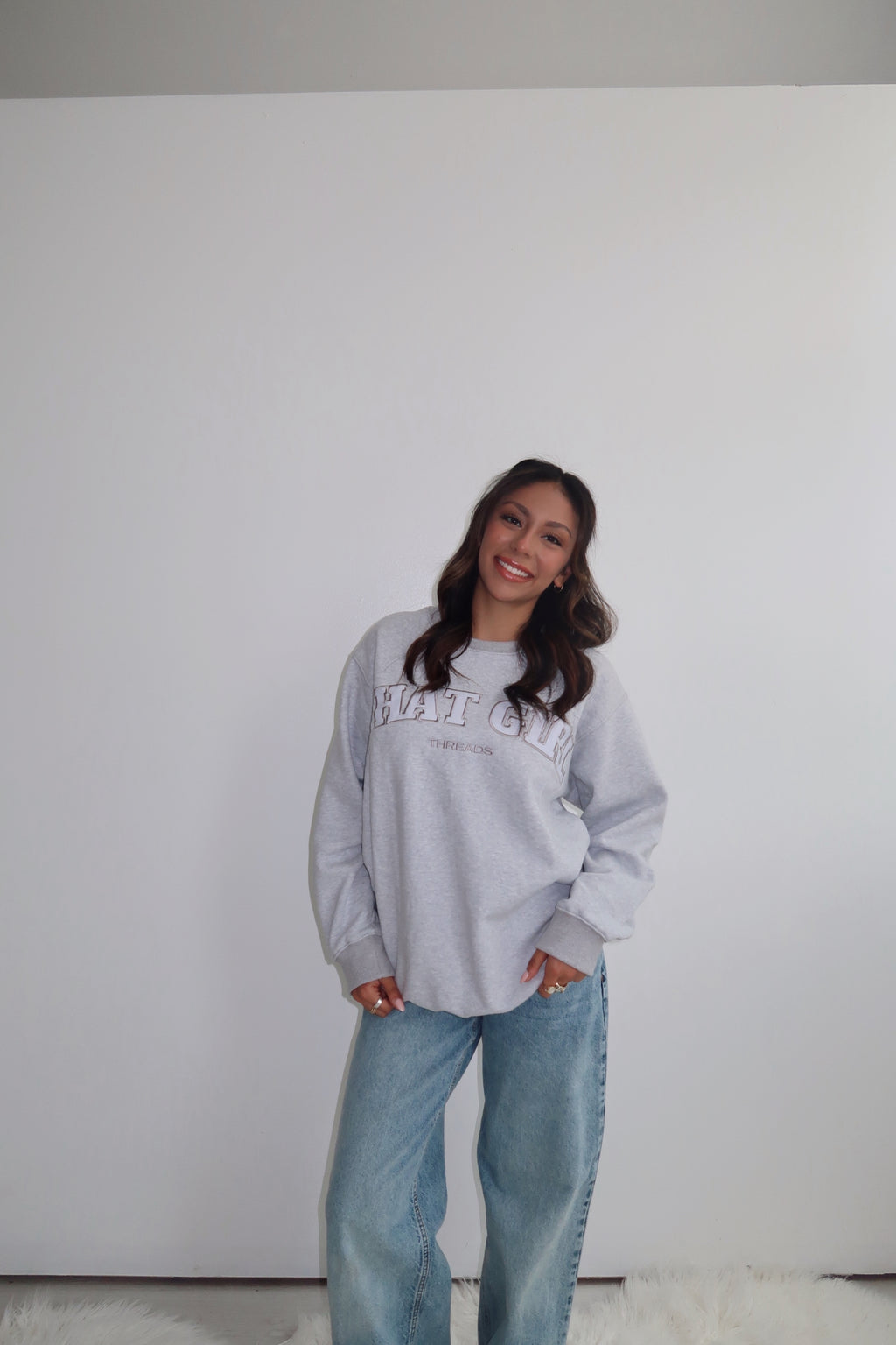 That Girl Crewneck- Gray