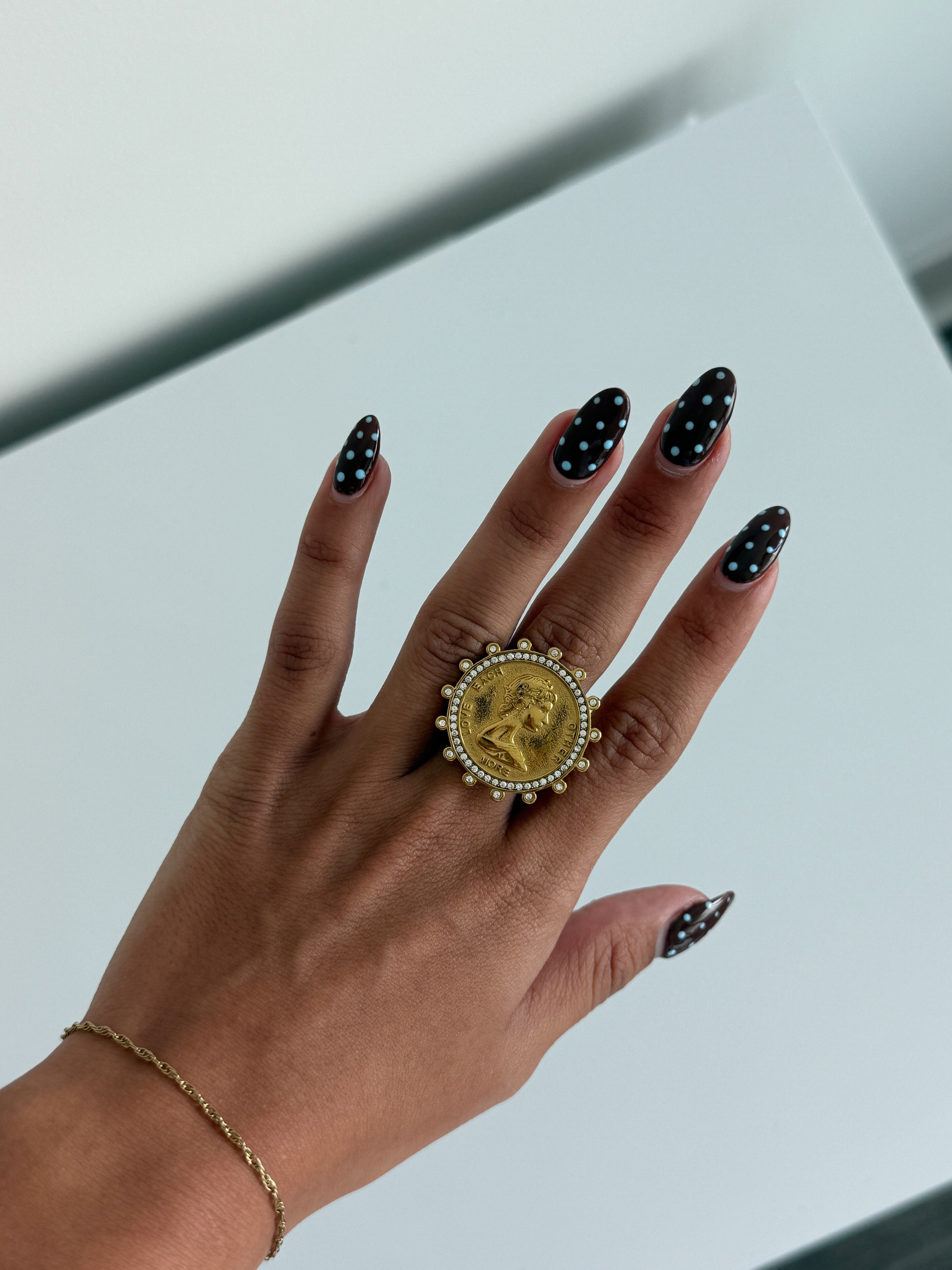 JUMBO COIN RING