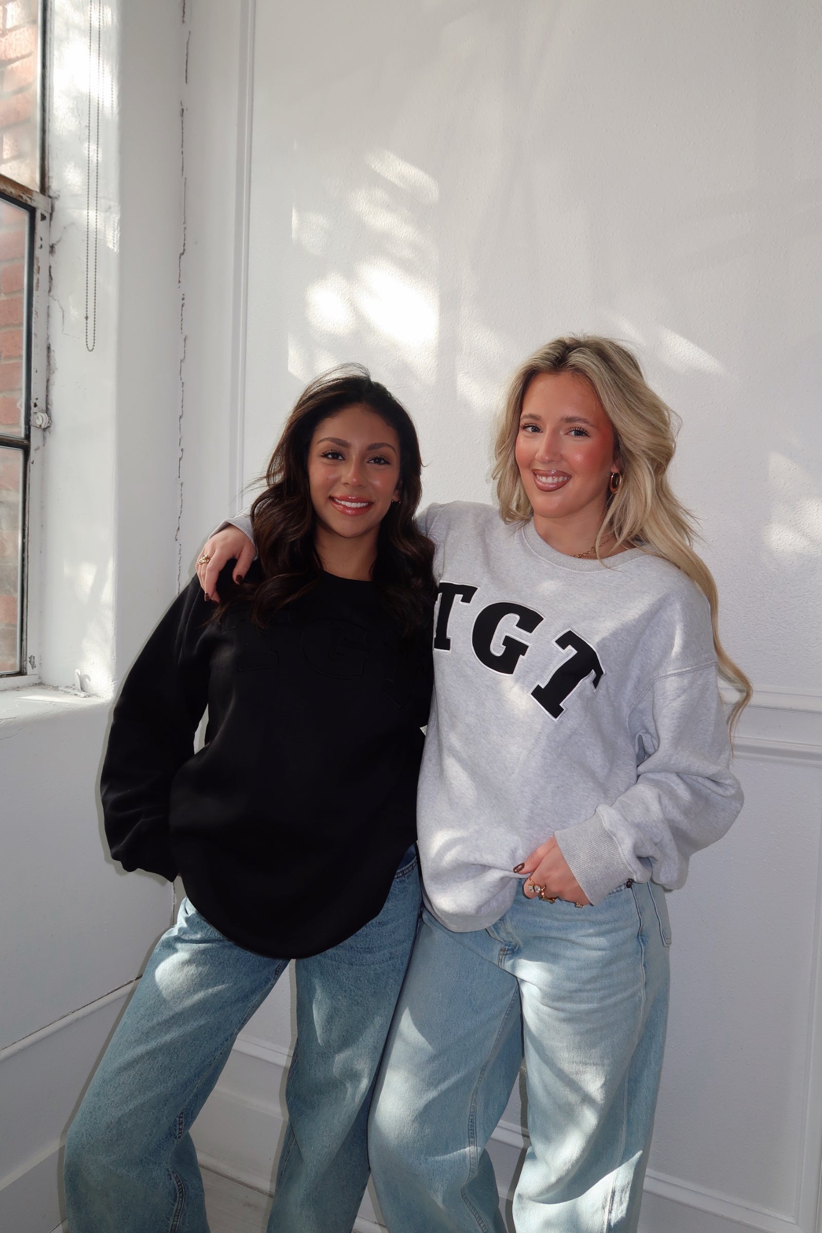 TGT Crewneck- Gray & black