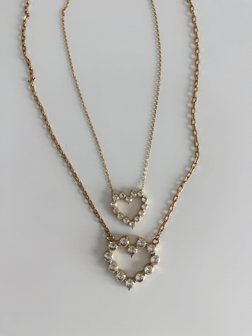 SMALL DIAMOND HEART NECKLACE