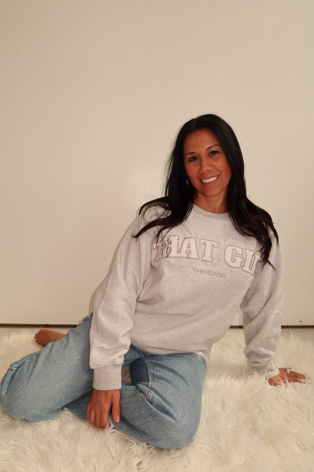That Girl Crewneck- Gray