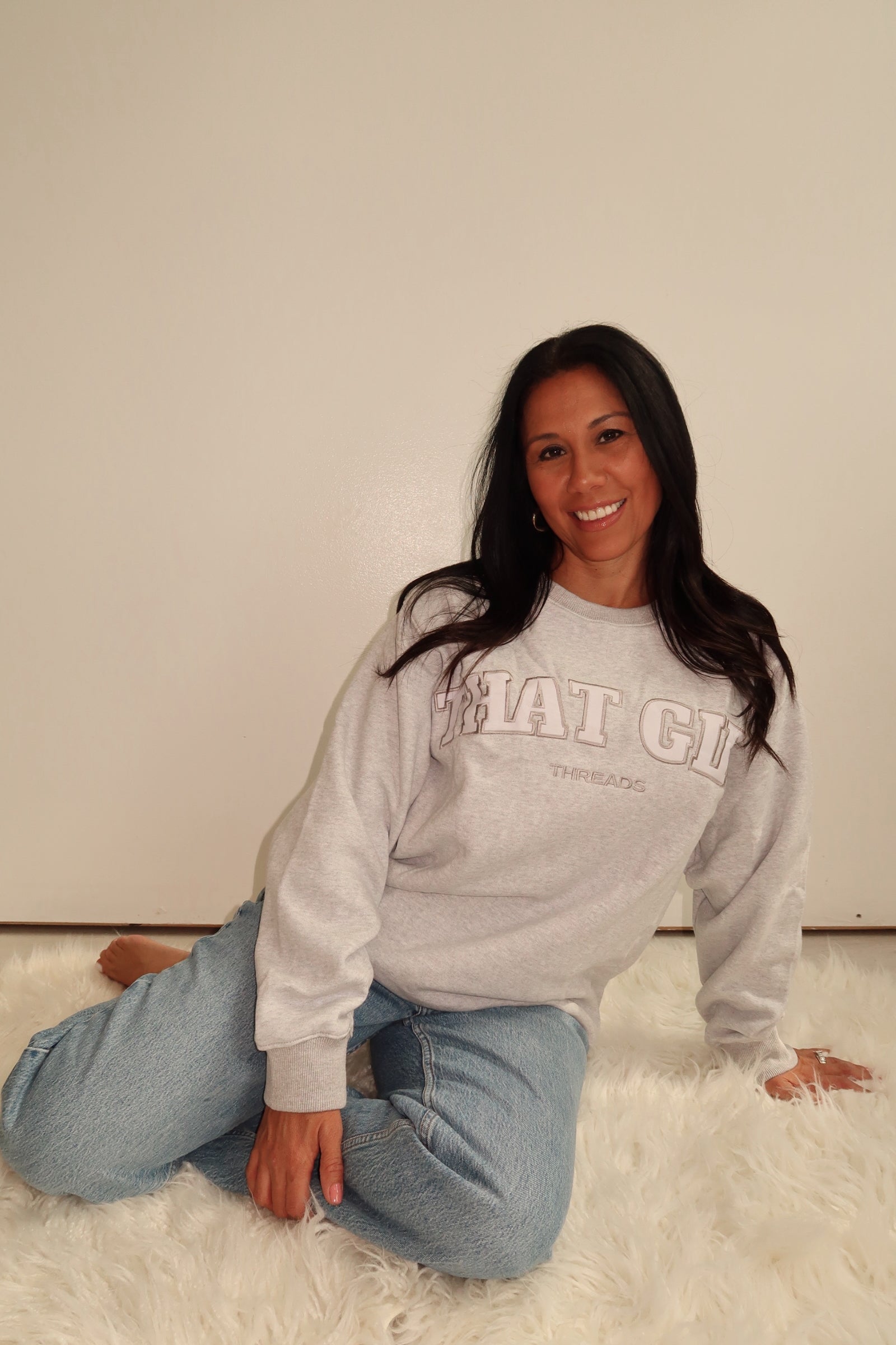 That Girl Crewneck- Gray