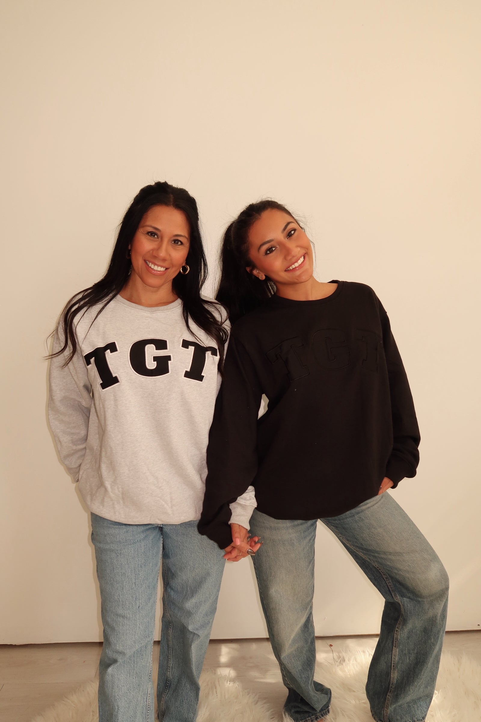 TGT Crewneck- Gray & black