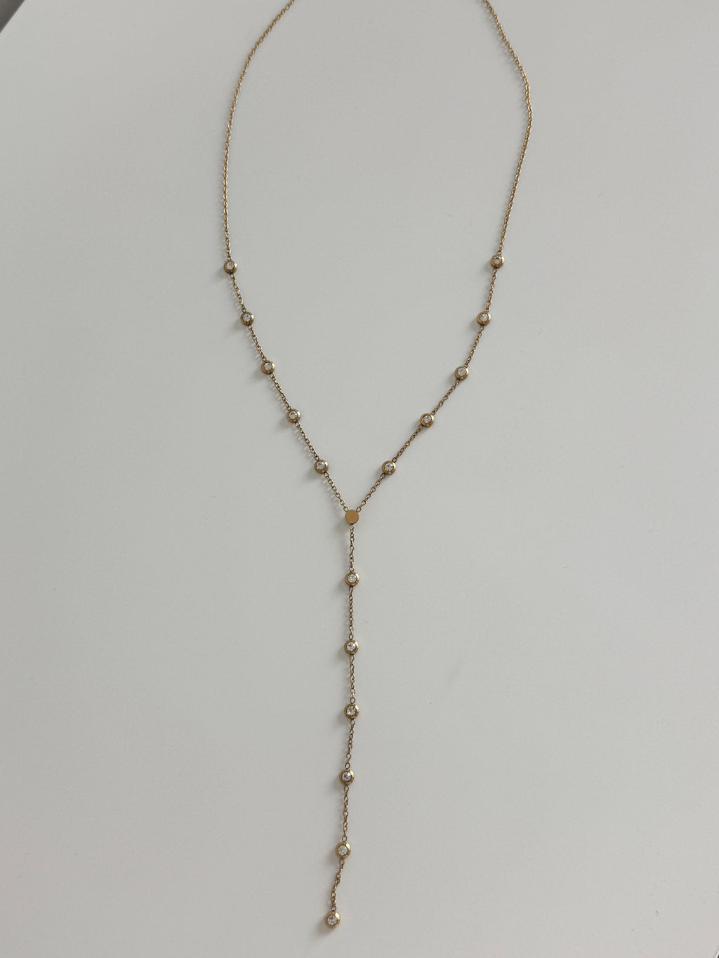 LARIAT DIAMOND NECKLACE