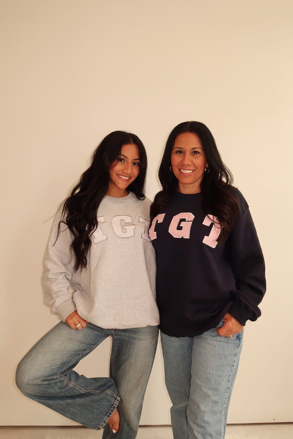 TGT Crewneck- Gray & White
