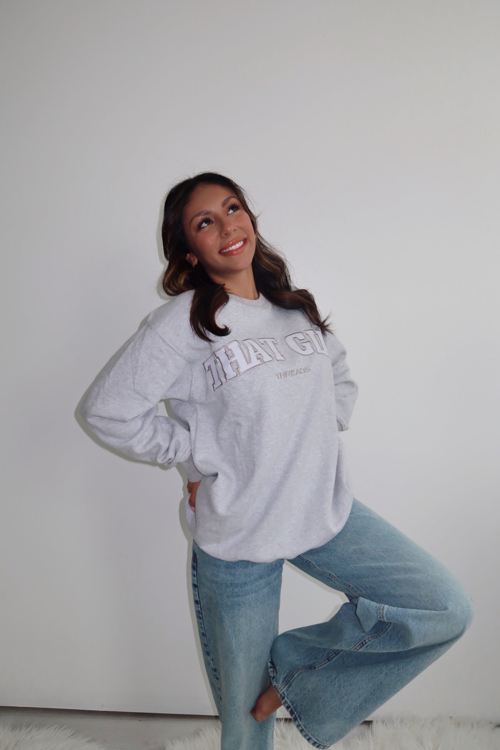 That Girl Crewneck- Gray