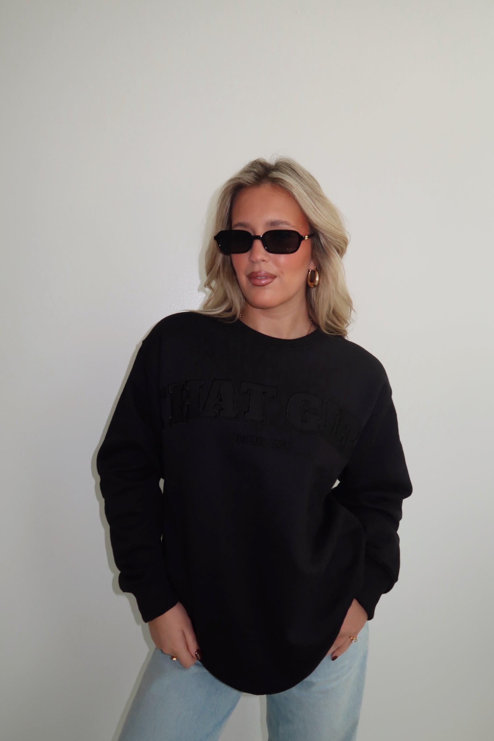 That Girl Crewneck- Black