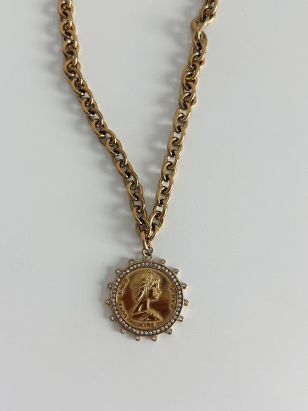 Gold Coin Necklace