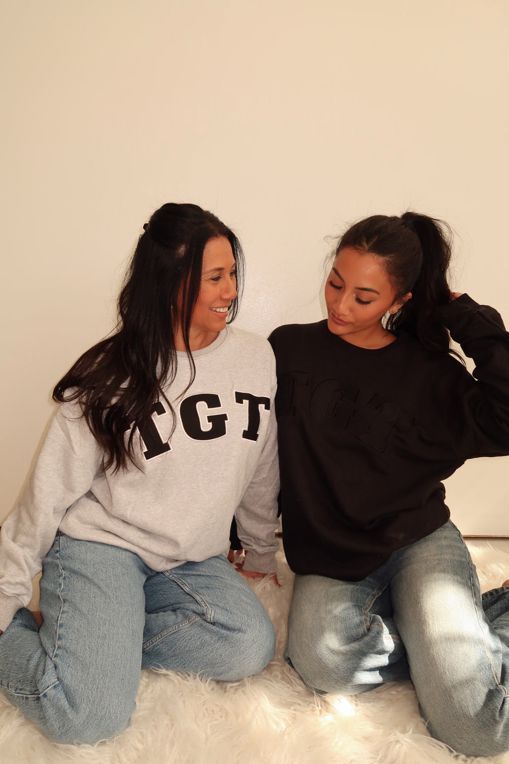 TGT Crewneck- Gray & black